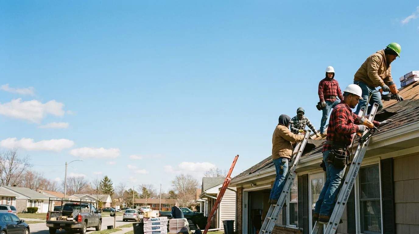 Roofing in Mellott, IN near me